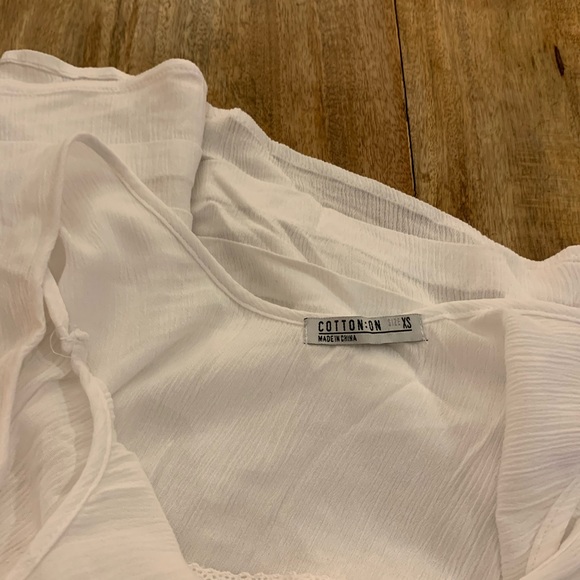 3/$30🌿White Cover Up Summer Dress - Cotton On - S - Picture 6 of 6